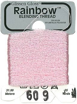 Iridescent Pale Pink Rainbow Blending Thread