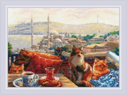 Istanbul Cats - Cross Stitch Kit