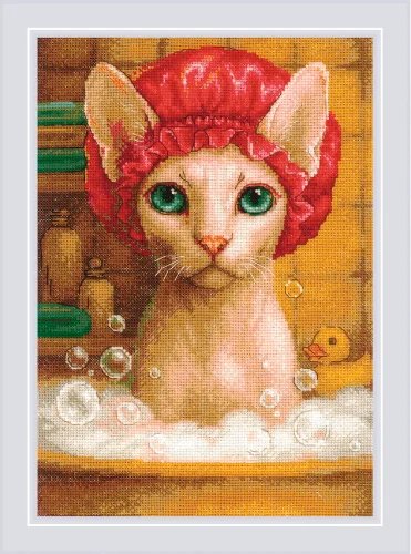 Bath Day - Cross Stitch Kit