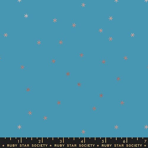 Spark Metallic Vintage Blue - Quilt Fabric