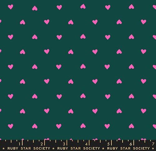 Sparkle Shopper Heart Pine - Quilt Fabric
