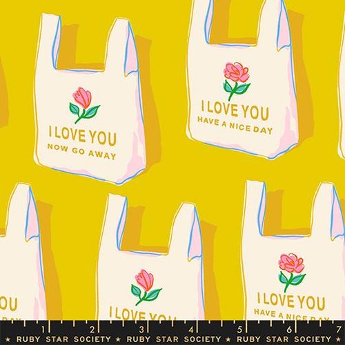Sparkle Mart Bags Golden Hour - Quilt Fabric