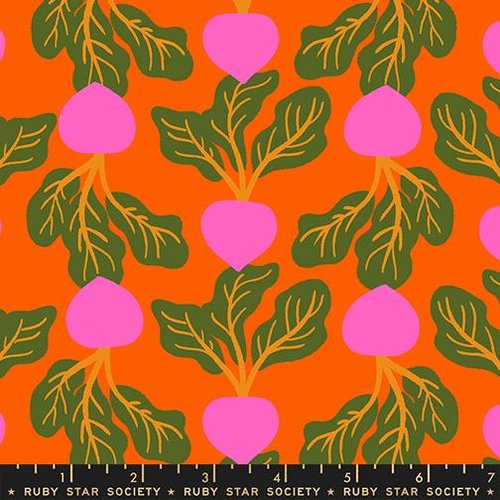 Sparkle Shopper Radish Florida - Quilt Fabric