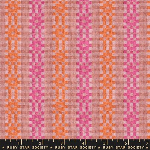 Lofi Loom Wovens Plum Stripes - Quilt Fabric