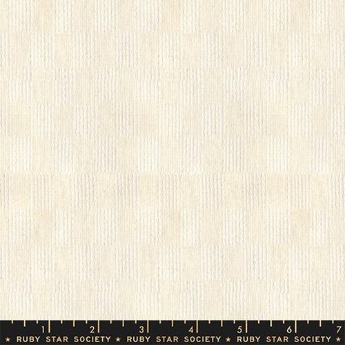Lofi Loom Wovens Natural Geometric - Quilt Fabric