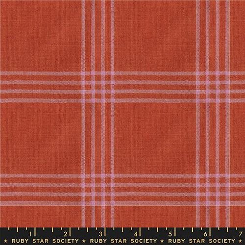 Lofi Loom Wovens Cayenne Plaid - Quilt Fabric