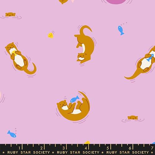 Float Otterly Macaron - Quilt Fabric