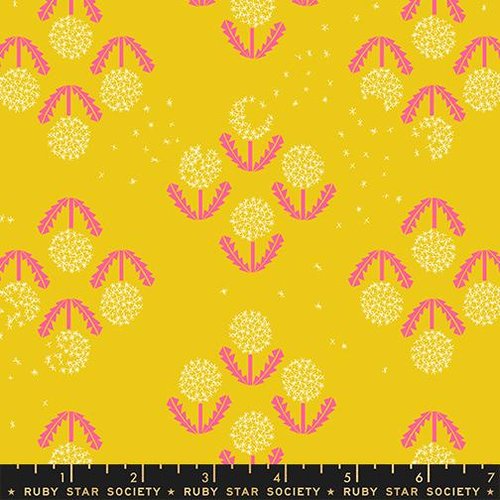 Float Puff Starfruit - Quilt Fabric