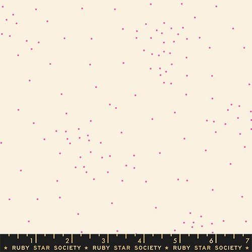 Ink Shop Dots Neon Pink - Quilt Fabric