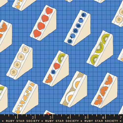 Sugar Cone 2 Cake Royal Blue - Quilt Fabric