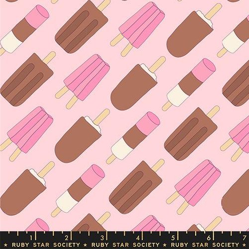 Sugar Cone 2 Popsicle Cotton Candy - Quilt Fabric