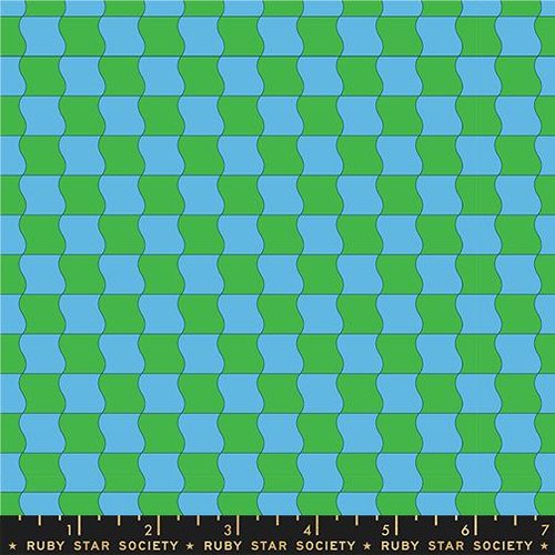 Sugar Cone 2 Checkered Verdant - Quilt Fabric