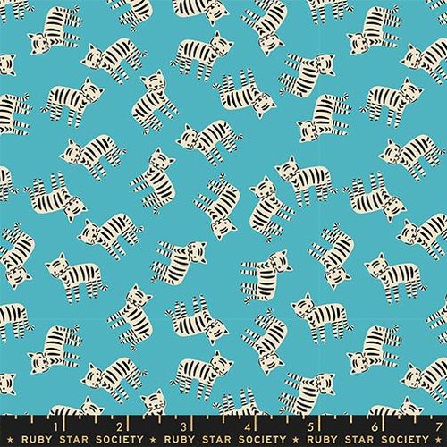 1 800 Calico Tiger Wave - Quilt Fabric