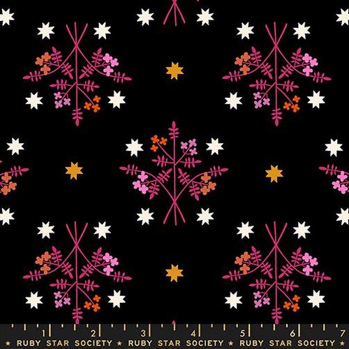 1 800 Calico Sprig Black - Quilt Fabric