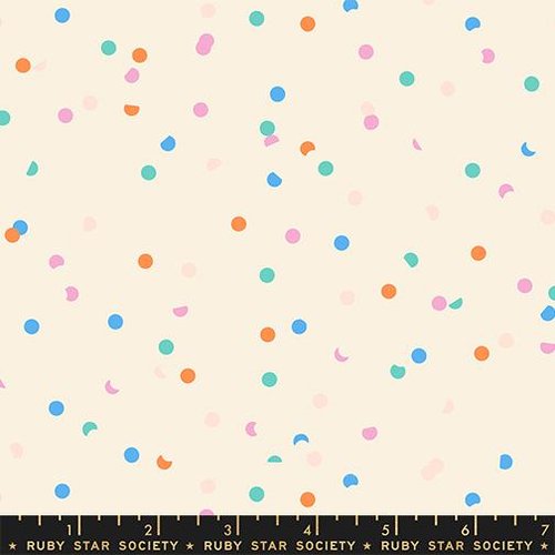 Sidekicks Multi-Color On Natural - Quilt Fabric