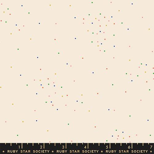 Sidekicks Multi-color On Natural - Quilt Fabric