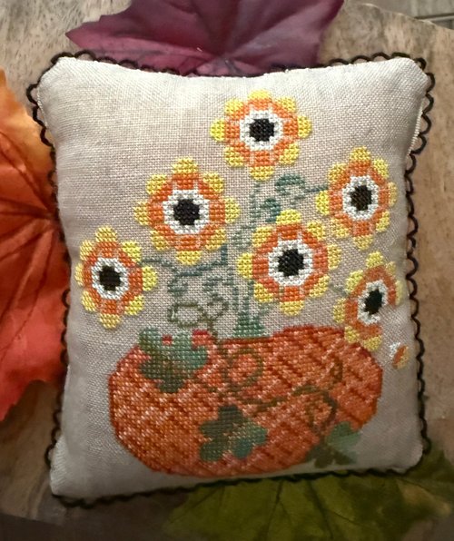 Candy Corn Bouquet - Halloween Cross Stitch Pattern