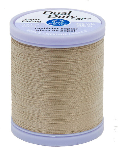 Black - Dual Duty XP Paper Piecing Thread 225yd - Coats