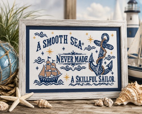 Smooth Sea - Cross Stitch Pattern