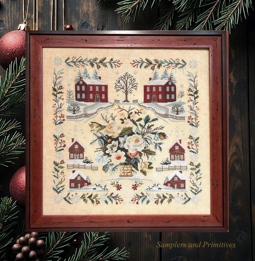 Winter Day Sampler - Christmas Cross Stitch Pattern