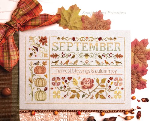 Autumn Joy - Thanksgiving Cross Stitch Pattern