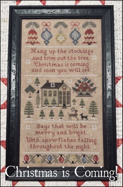 Christmas is Coming Sampler - Cross Stitch Pattern