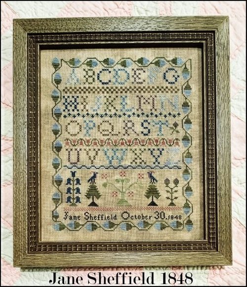 Jane Sheffield 1848 - Cross Stitch Pattern