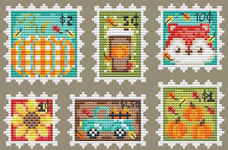 Autumn Stamp - Cross Stitch Pattern