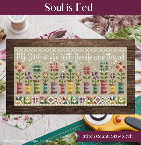 Soul is Fed - Cross Stitch Pattern