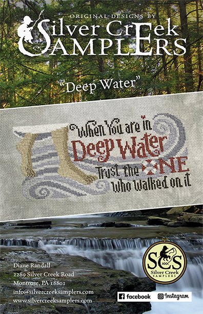 Deep Water - Christian Cross Stitch Pattern