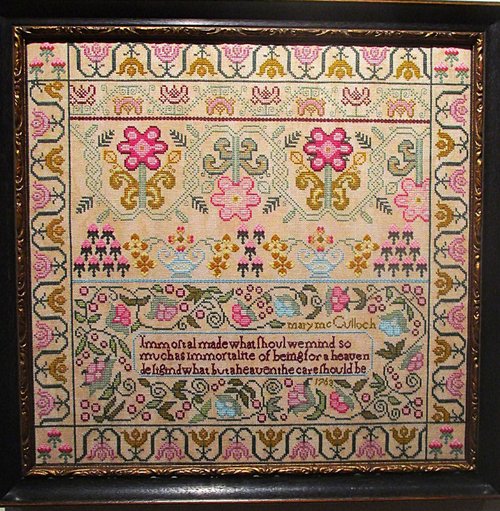Mary McCulloch 1763 - Cross Stitch Pattern