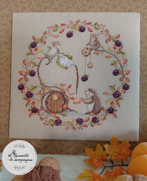 Spuntino Nel Bosco - Cross Stitch Pattern
