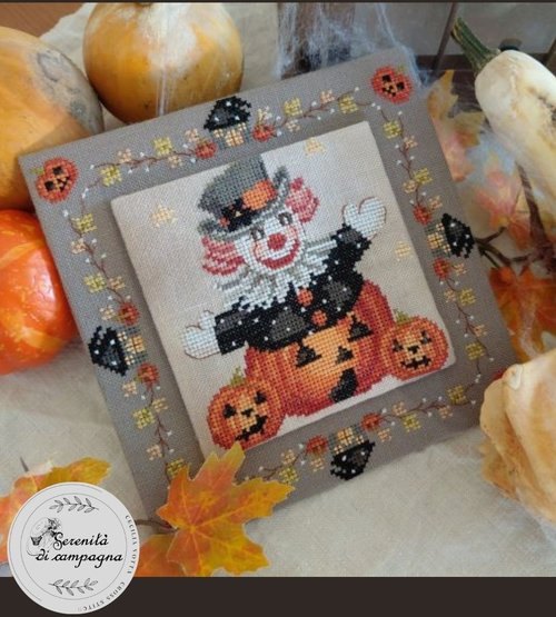 Halloween - Pagliaccio - Cross Stitch Pattern