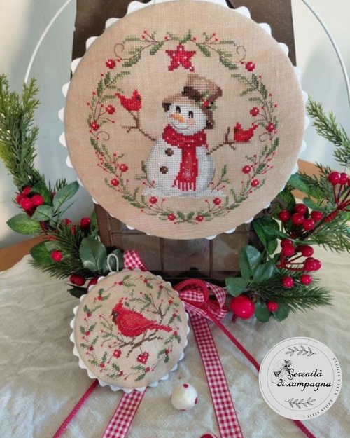 Profumo Di Natale - Snowman - Cross Stitch Pattern