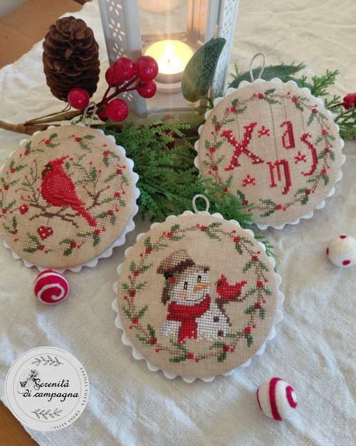 Profumo Di Natale - Tris - Christmas Cross Stitch Pattern