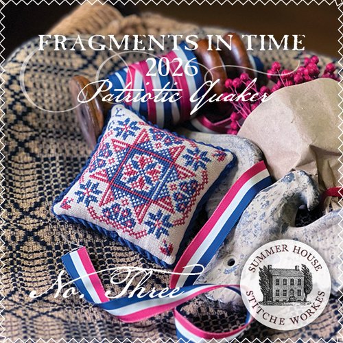 Fragments in Time 2026 #3 - Patriotic Cross Stitch Pattern