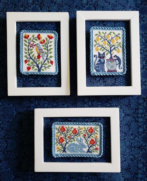 Mediterranean Garden Friends - Cross Stitch Pattern