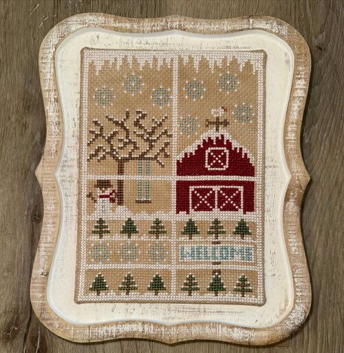 Winter Window - Christmas Cross Stitch Pattern