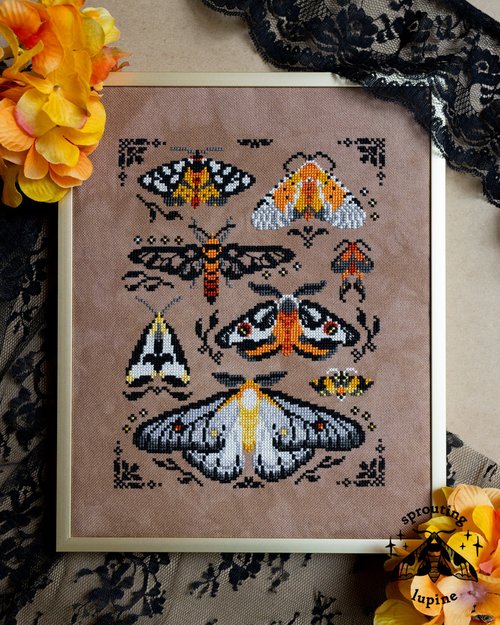 Ochre Wings - Cross Stitch Pattern