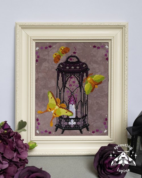 Violet Glow - Cross Stitch Pattern
