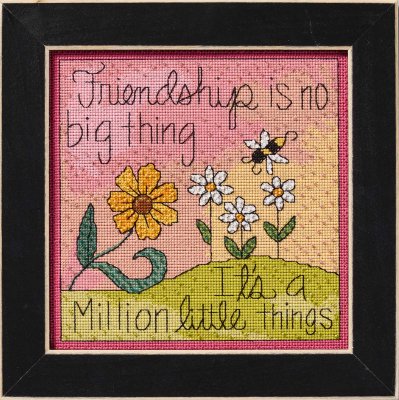 Friendship is No Big Thing - Beaded Cross Stitch Kit