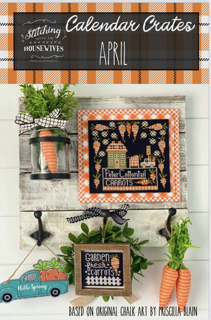 Calendar Crates April - Cross Stitch Pattern