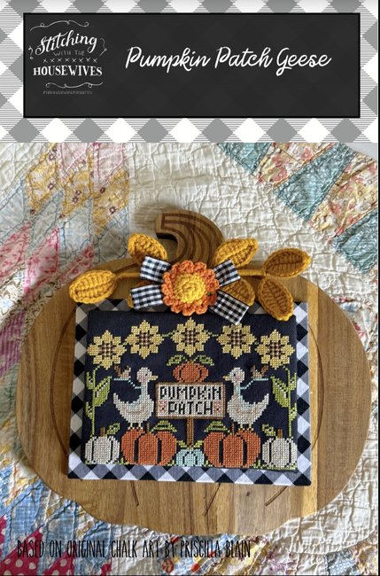 Pumpkin Patch Geese - Cross Stitch Pattern