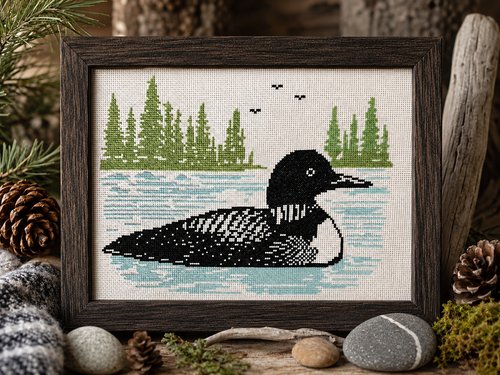 Loon - Cross Stitch Pattern
