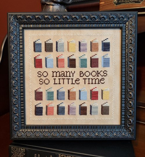 So Many Books - Cross Stitch Pattern