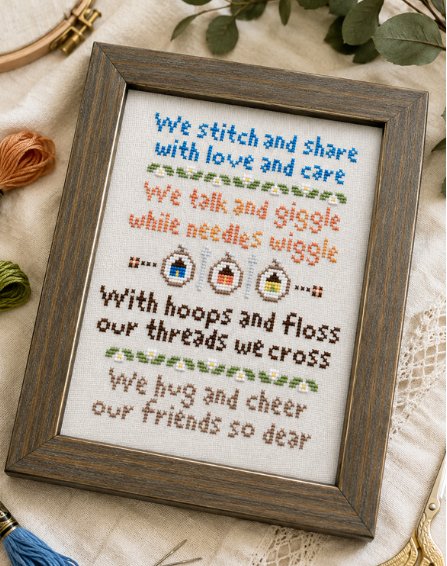 Stitch & Share - Cross Stitch Pattern