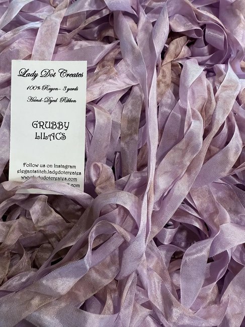 Grubby Lilacs 9/16" Rayon Ribbon Trim (3 Yards)