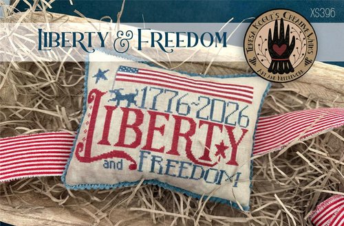 Liberty & Freedom - Patriotic Cross Stitch Pattern