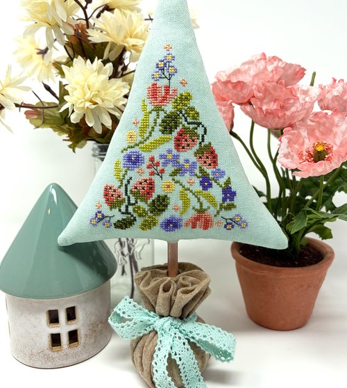 Spring Foliage Tree - Cross Stitch Pattern