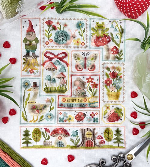 Garden Party - Cross Stitch Pattern 